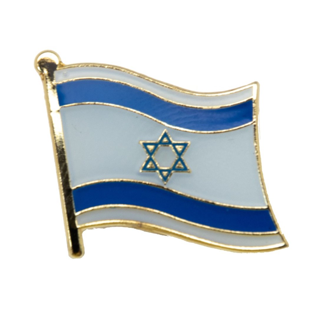 Israel 以色列纪念胸针 国家别针 纪念胸章 国旗胸针 纪念胸徽 金 - 胸针 - 其他材质 多色