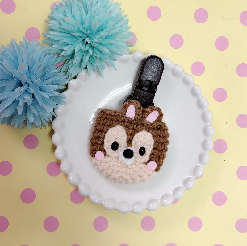 chuchu手作  花栗鼠深色 婴儿平安符袋 宝宝护身符 平安符套 - 其他 - 聚酯纤维 卡其色