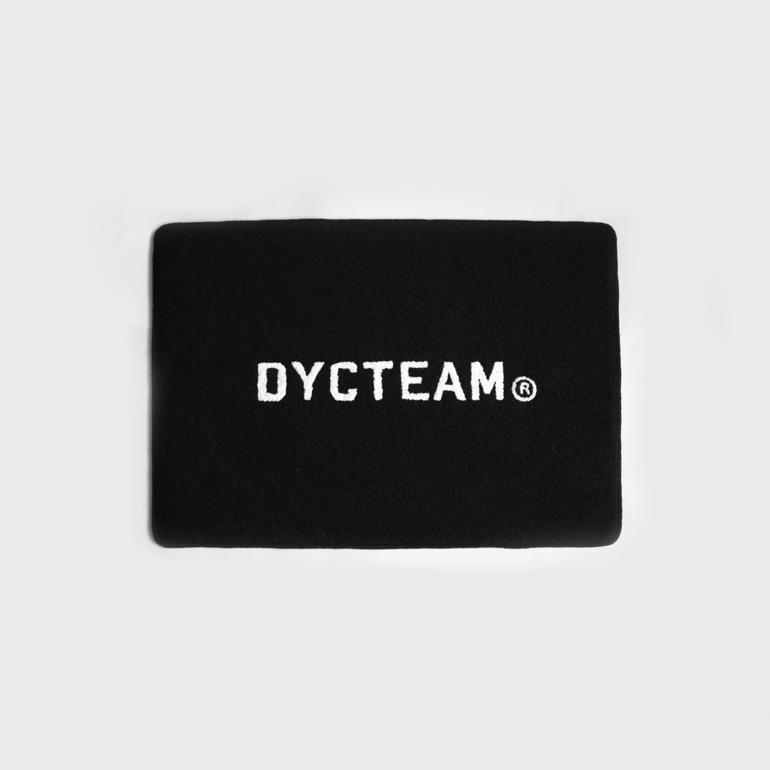 DYCTEAM - LOGO MAT (black) - 地垫/地毯 - 棉 黑色