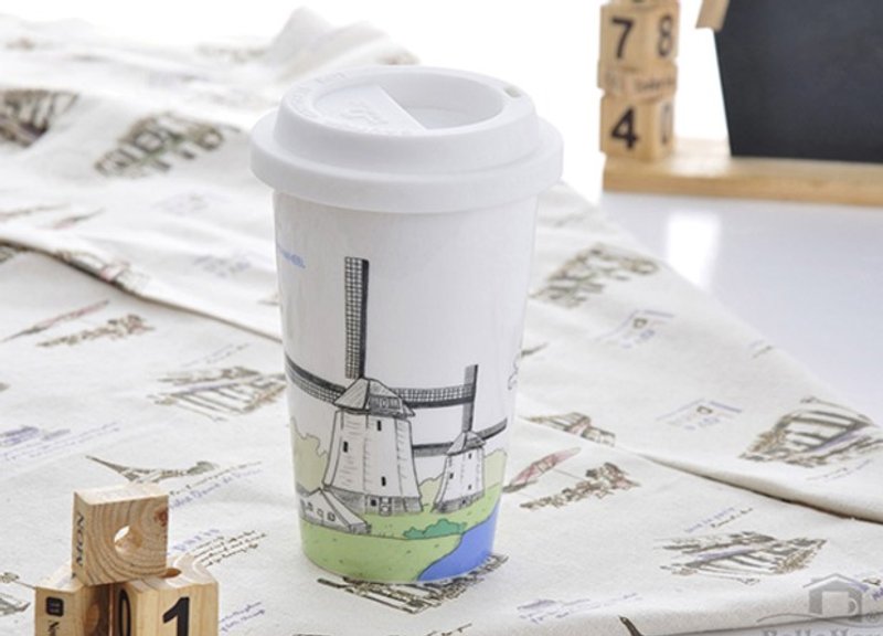 JB Design  我不是纸杯~ 荷兰 风车 - 咖啡杯/马克杯 - 其他材质 