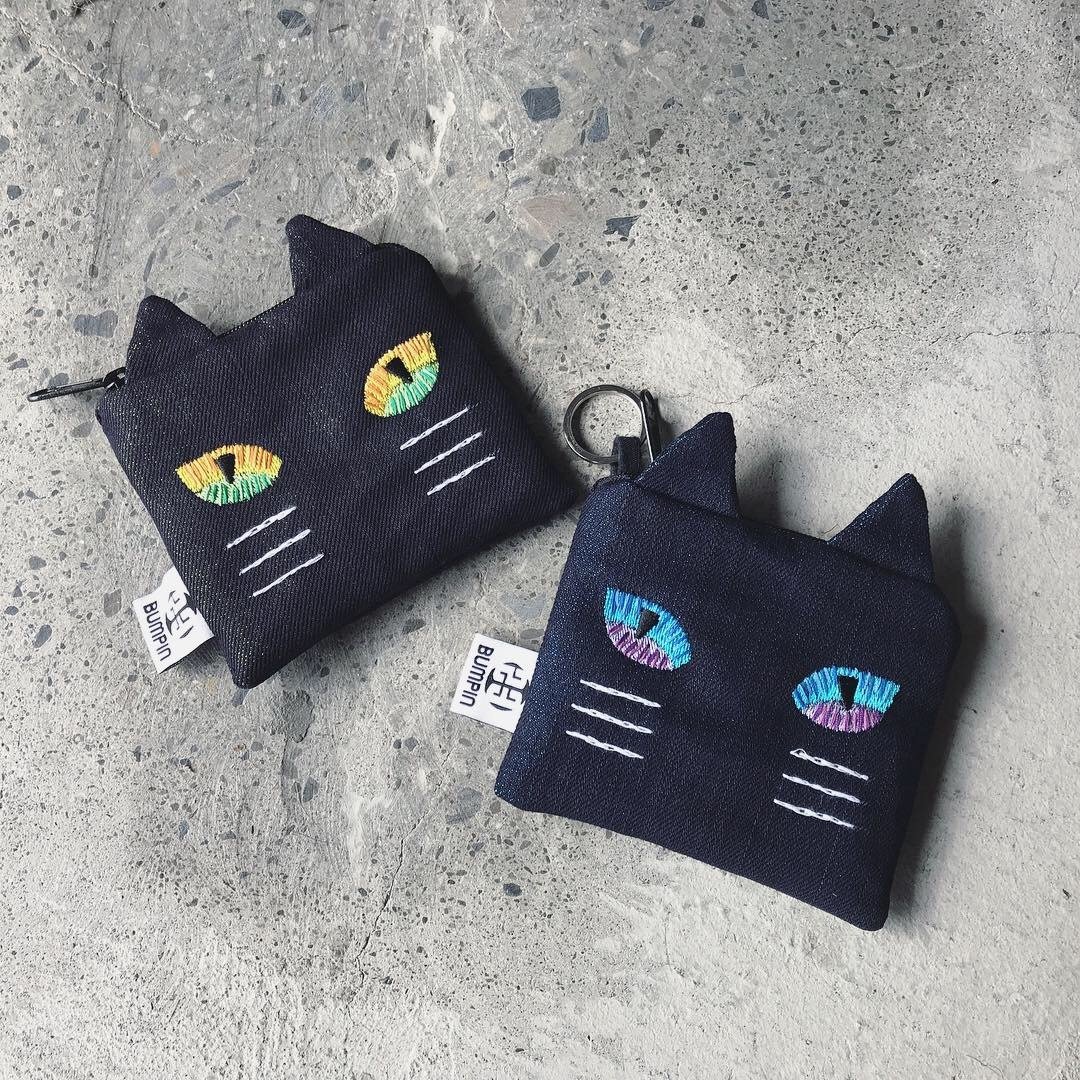 猫头零钱包 - 零钱包 - 其他材质 多色