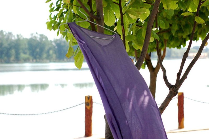 拾弃出品。简洁实用的棉麻打底裙、背心裙、吊带长裙 - 裙子 - 棉．麻 