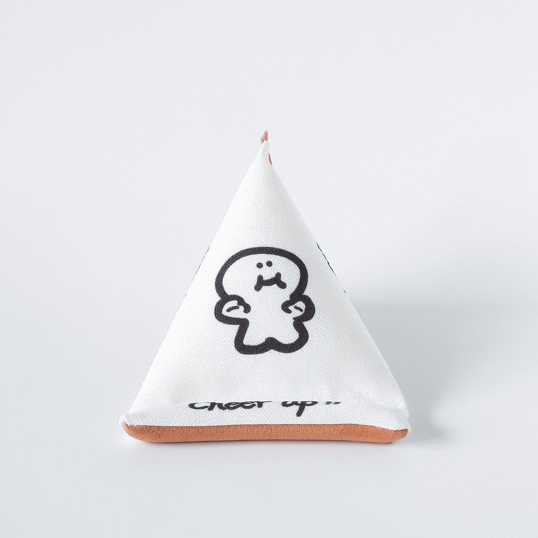 三角手机座 - H仔 - 手机座/防尘塞 - 棉 白色