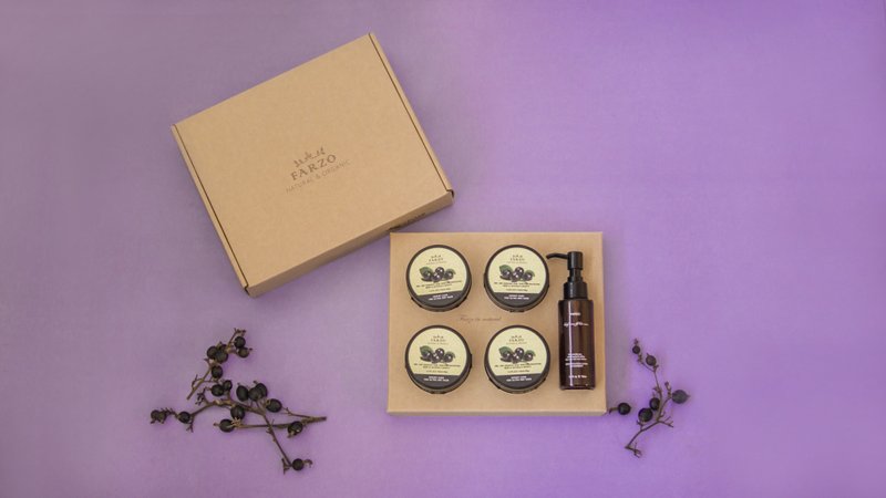 花柔巴西莓果植萃胺基酸修护组 - 润发用品 - 植物．花 咖啡色