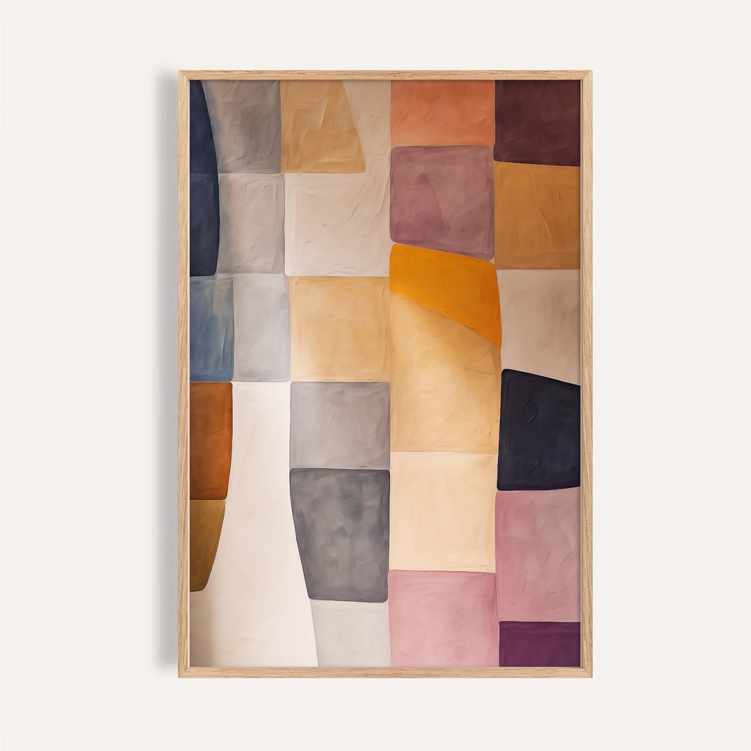 色彩拼韵 Color Harmony / 当代版画几何抽象挂画 画芯 海报 - 海报/装饰画/版画 - 纸 