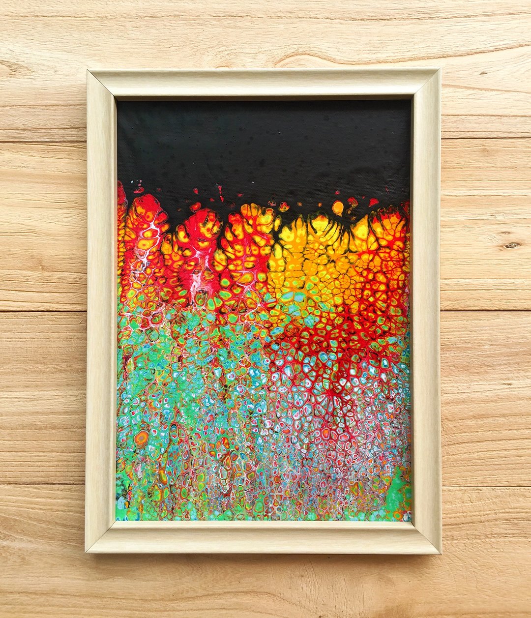 【烟花】流体艺术原作 | 抽象画艺术装饰 | 居家生活现代风挂画 - 海报/装饰画/版画 - 棉 