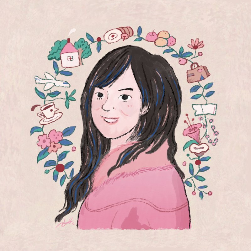 定制温馨绘本风格 故事感人像画 似颜绘 肖像画 封面照 定制化礼 - 电子手绘真人画像/绘画/插画 - 其他材质 