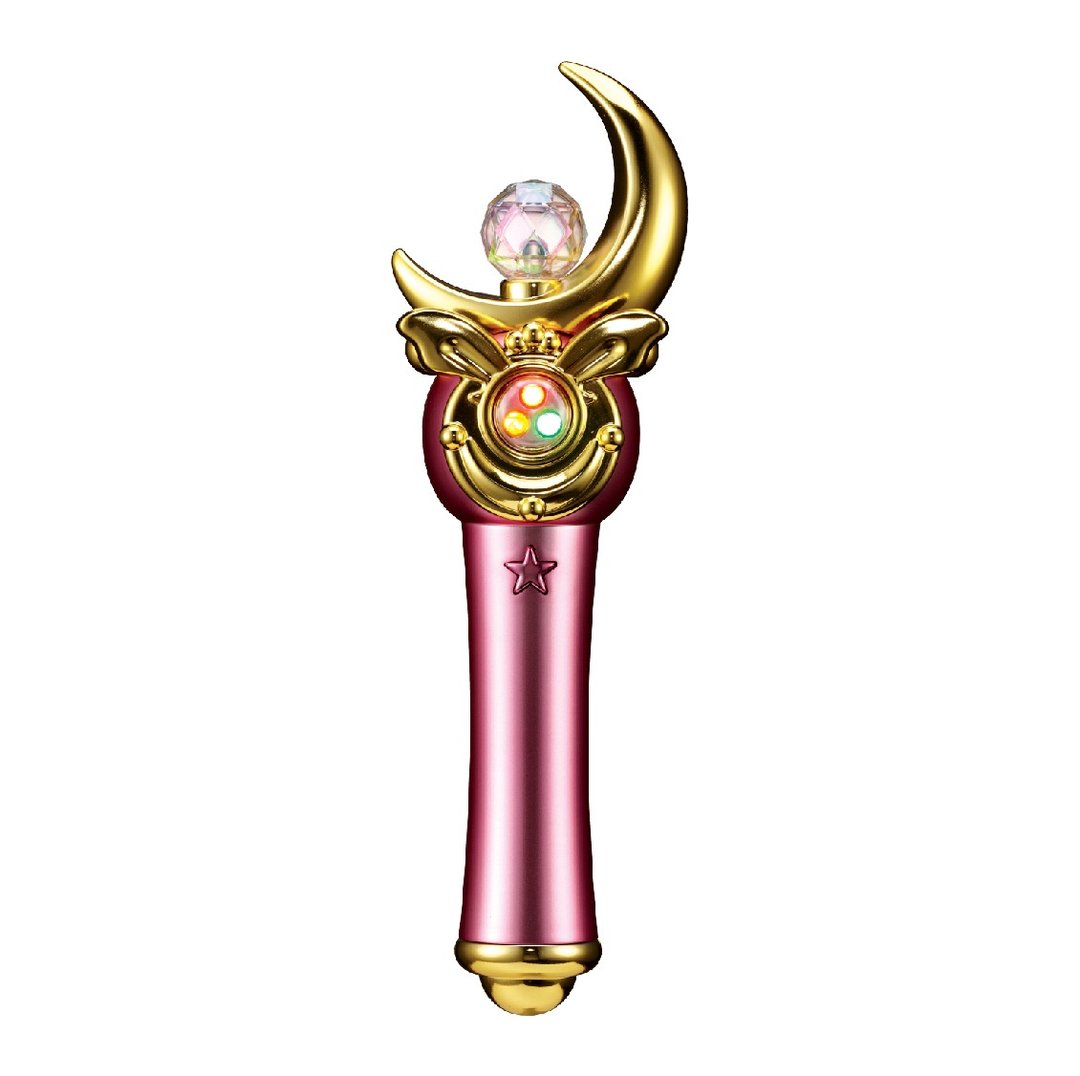 美少女战士 弯月神杖变身器行动电源 3350mAh - 充电宝/传输线 - 塑料 粉红色