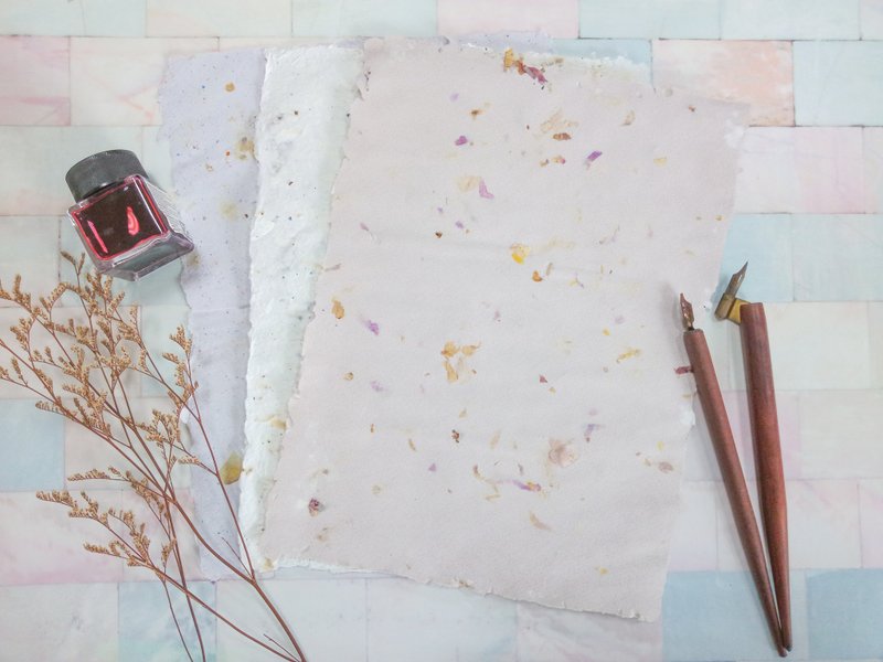 环保日晒再生手工纸套组 (大张3入不挑款) - 木工/竹艺/纸艺 - 纸 