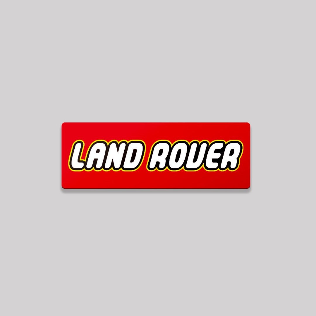 LAND ROVER/TOY/铝牌饰贴 SunBrother孙氏兄弟 - 贴纸 - 铝合金 红色