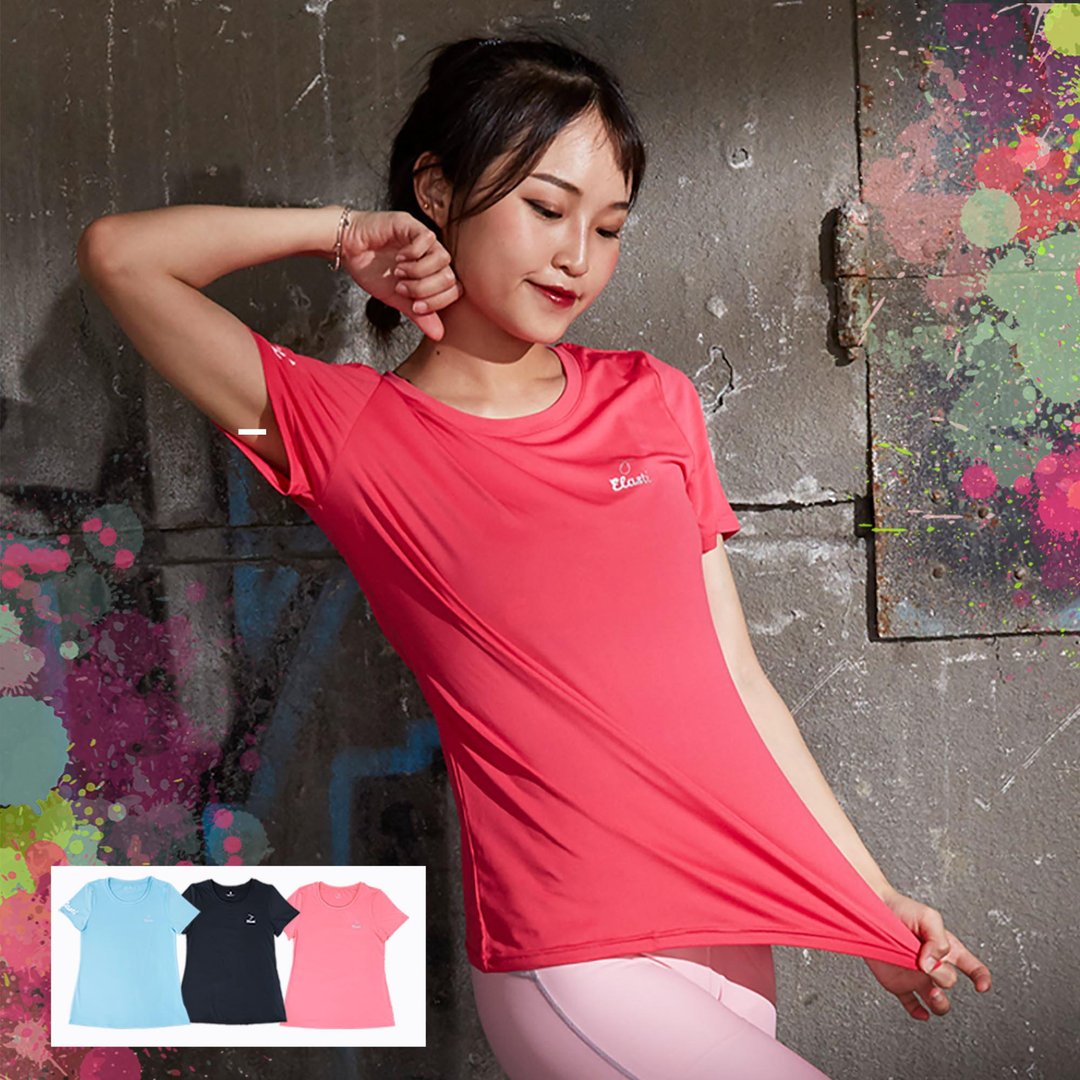 【ELASTI】凉感排汗衫 - 女装运动衣 - 其他人造纤维 多色