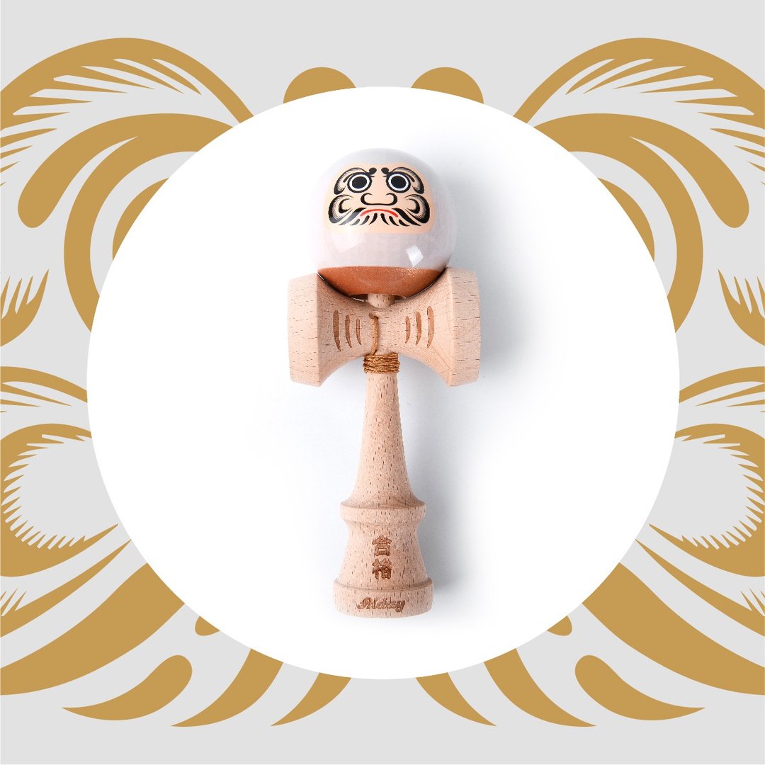 香港 Friday Kendama  达摩系列 白色 必胜 黏性漆 狮子剑 剑玉 - 其他 - 木头 白色