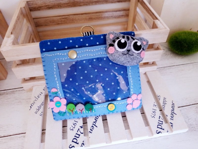 识别证套.悠游卡套.不织布~灰猫系列 - 证件套/卡套 - 聚酯纤维 多色