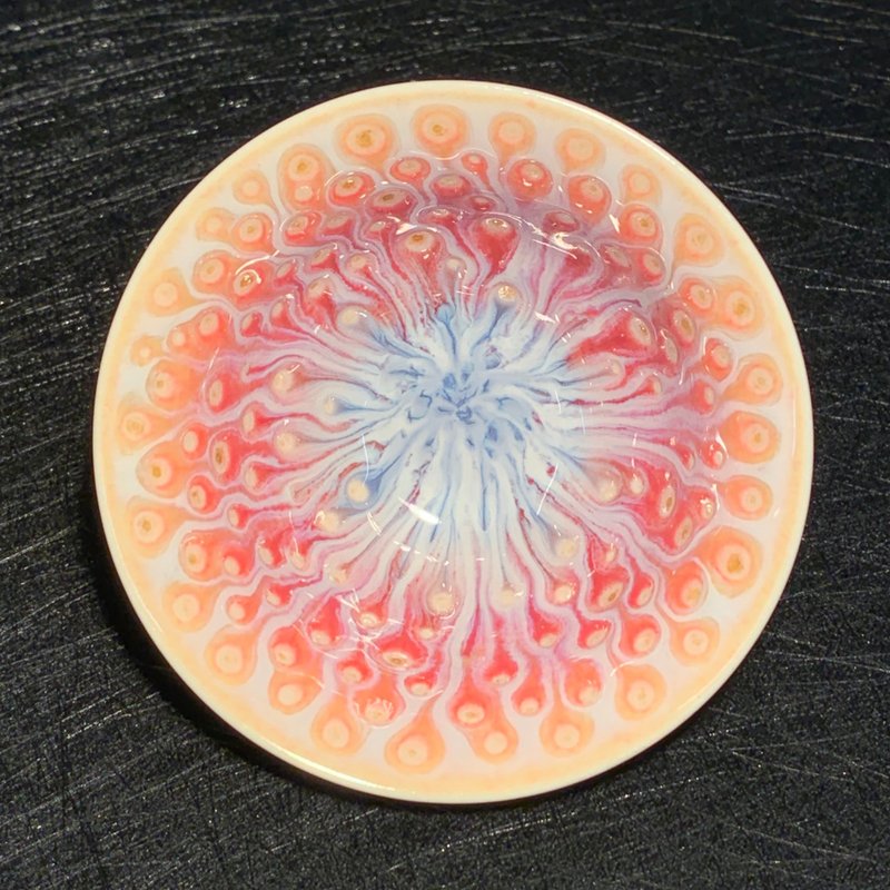 孔雀开屏 饮杯茶杯 / 90ml / 邱毓宁 / PD10 - 茶具/茶杯 - 瓷 多色