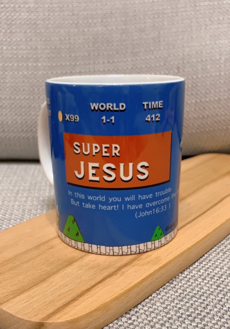 超级玛丽 马力欧 Mario 马克杯 手绘插画风格 原创Q版 咖啡杯 - 其他杯子 - 陶 