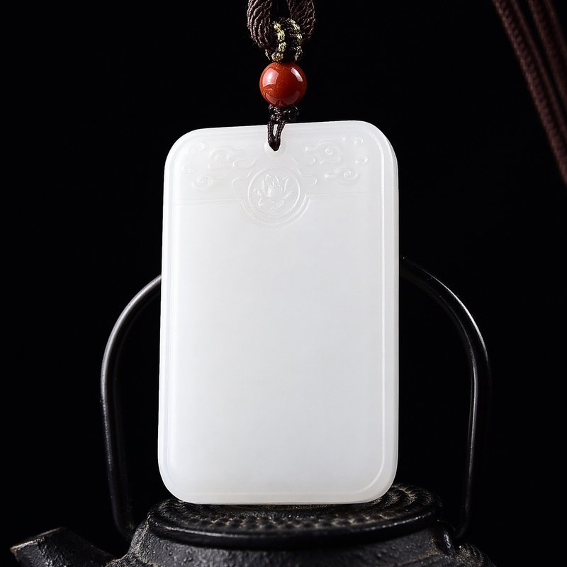 秒杀价 极品天然新疆和田玉羊脂玉年年有余吊坠 玉质细腻温润 - 手链/手环 - 玉石 