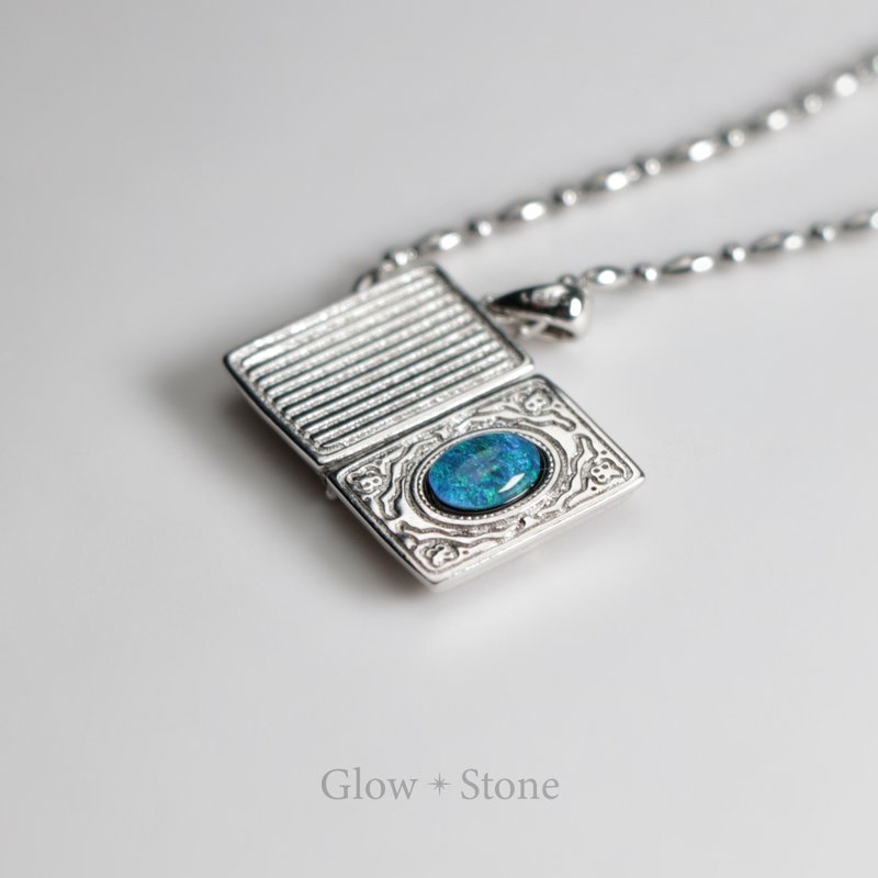 GLOWSTONE 水晶层欧泊 吊坠 - 吊饰 - 水晶 透明