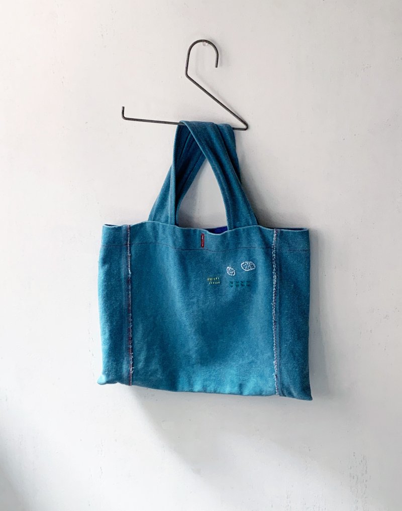 帆布袋--心头上的白云 - 侧背包/斜挎包 - 棉．麻 