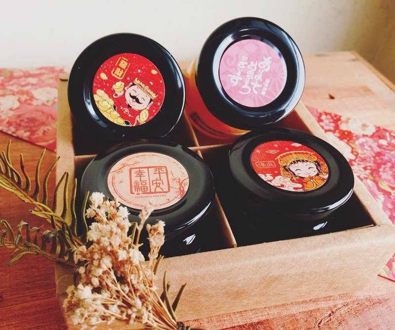 惊喜年节福袋／迷你手感果酱组 - 果酱/抹酱 - 玻璃 
