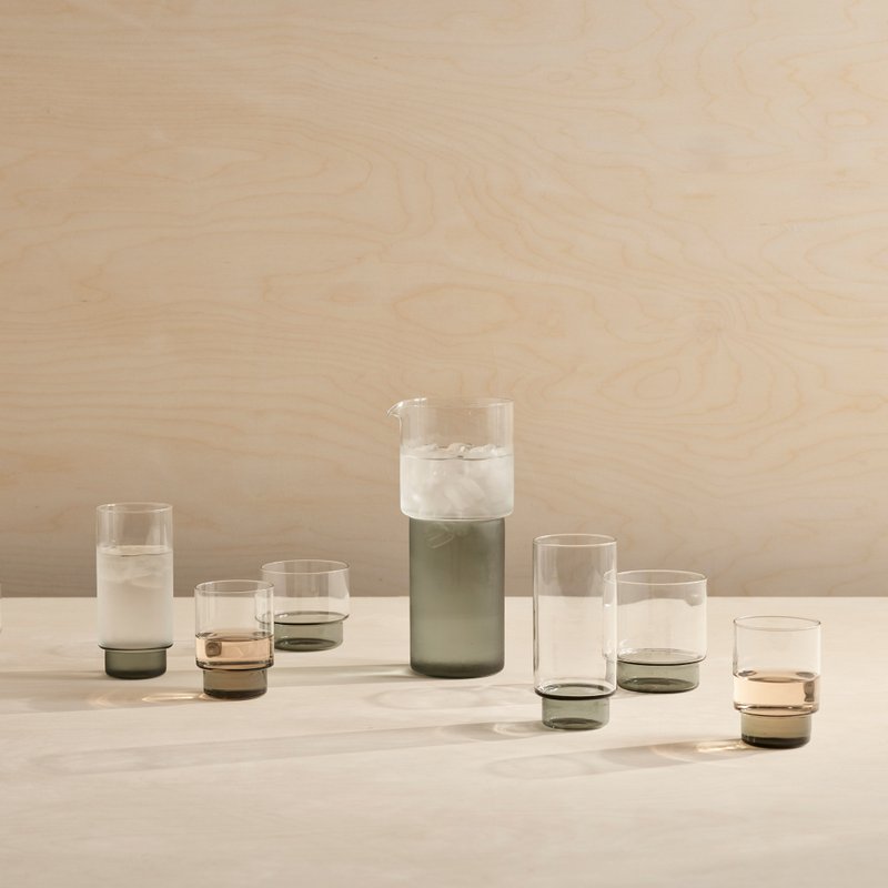 caminoHOME选品 RYE 玻璃器皿系列 酒杯 玻璃杯 水壶 花器 花瓶 - 玻璃杯 - 玻璃 透明
