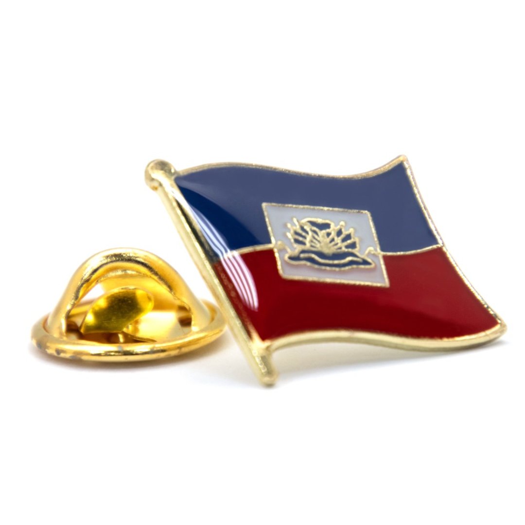 Haiti 海地 国旗胸章 金属胸徽 国徽胸章 纪念胸针 国家别针 纪 - 胸针 - 其他材质 多色