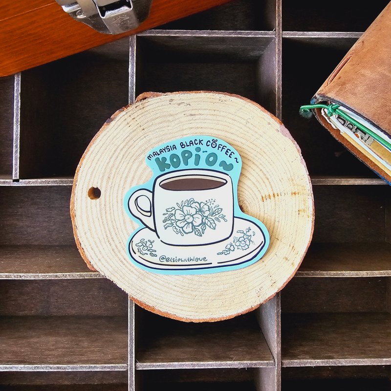 Kopi O 乙烯基贴纸 - 贴纸 - 其他材质 多色