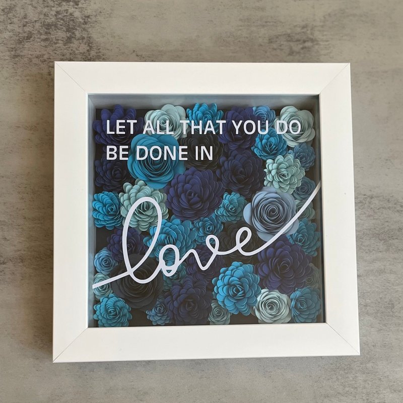 生活品味礼盒 - Love - 摆饰 - 纸 蓝色