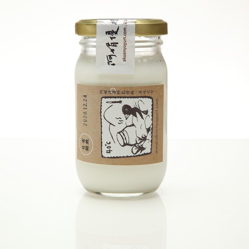 旅行优格(190g) 无加糖 - 酸奶/优酪乳 - 玻璃 白色