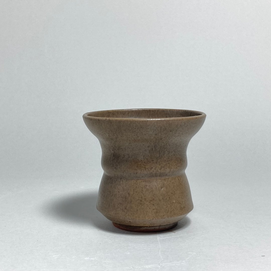 地震釉茶杯 - 茶具/茶杯 - 陶 咖啡色