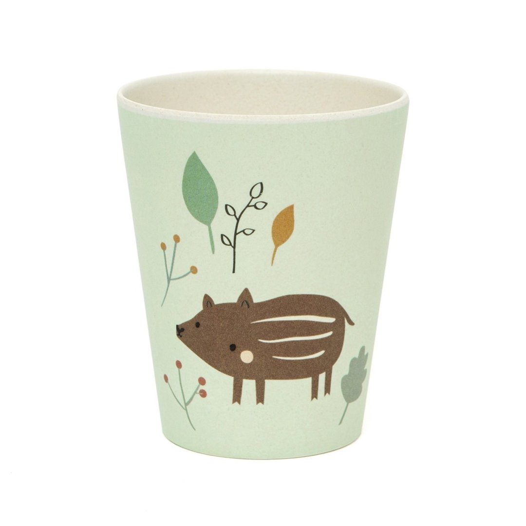 【绝版出清】荷兰Petit Monkey 竹纤维杯子-小野猪 - 儿童餐具/餐盘 - 环保材料 