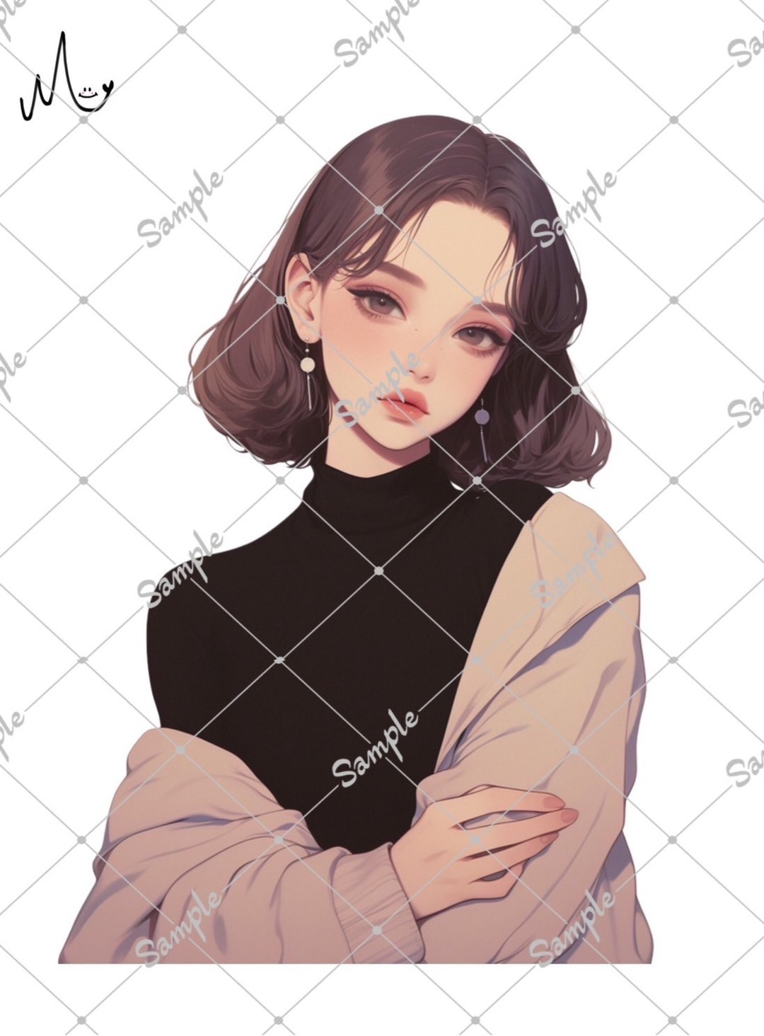 原创人物贴纸 - 贴纸 - 纸 