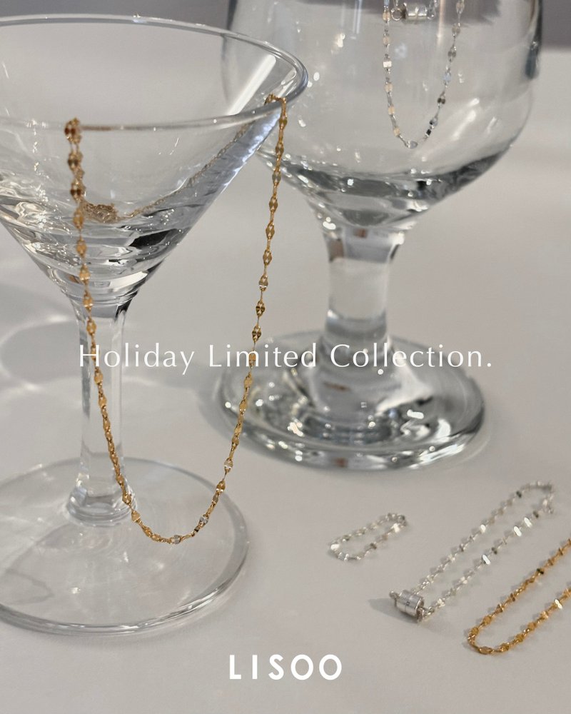 M:n06 ( 纯银 925 / 18KGP ) - 项链【圣诞跨年限定系列】 - 项链 - 其他金属 