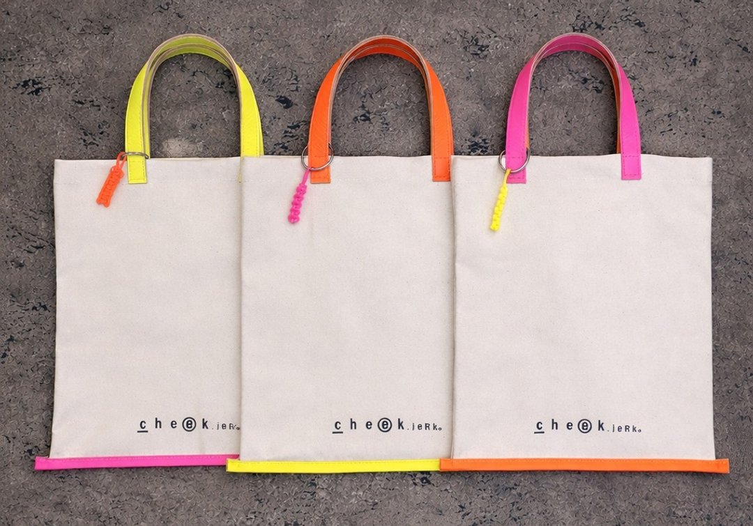neon shikaku tote (CJ26006) Official Store Exclusive - 手提包/手提袋 - 棉 多色