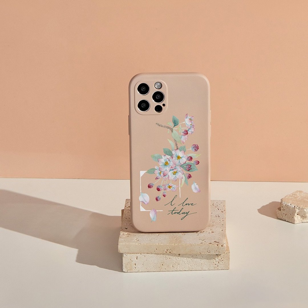 乐意海棠之秋全包iPhone手机壳 - 手机壳/手机套 - 硅胶 多色