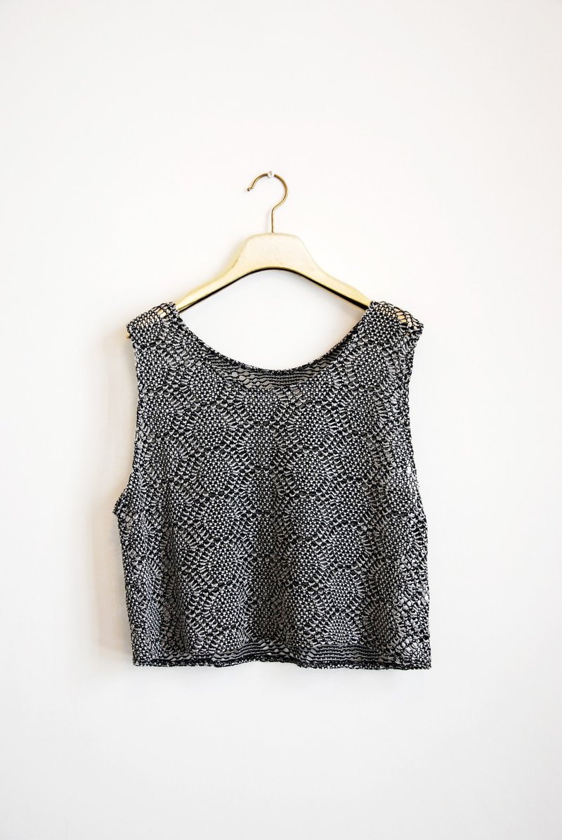 古着镂空背心 - 女装背心 - 其他材质 