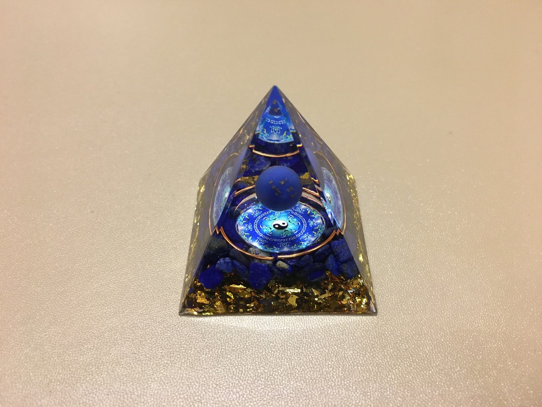 青金碎石太极能量塔 改善健康 - 摆饰 - 水晶 