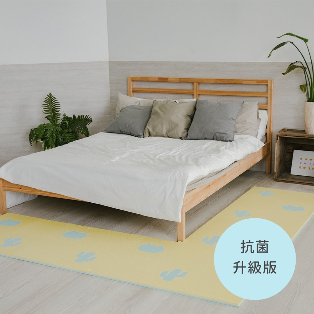 抗菌动物巧拼地垫 | 8 片入 | 赠送收纳袋 - 爬行垫/游戏垫 - 树脂 
