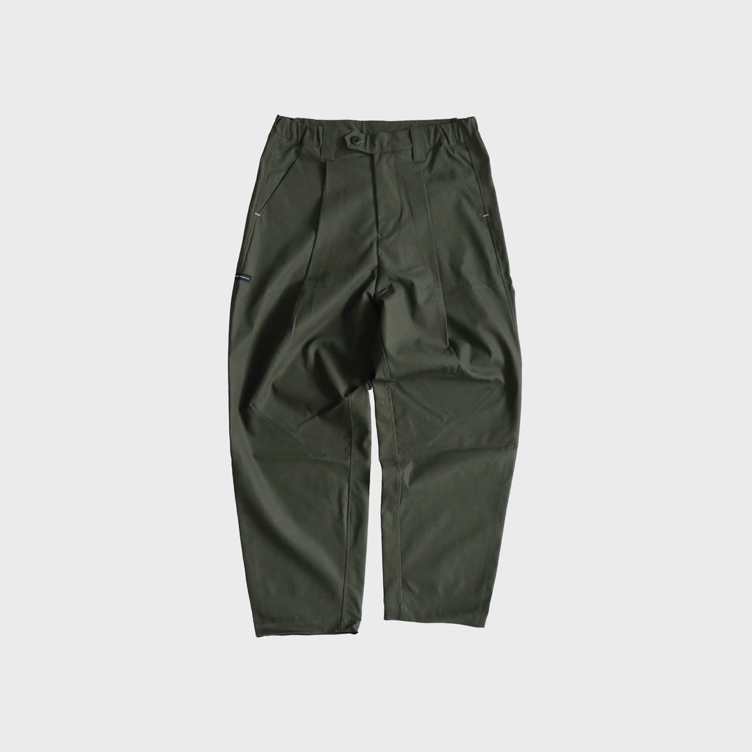 DYCTEAM -  Full length tapered pants (green) - 男士长裤 - 其他材质 绿色