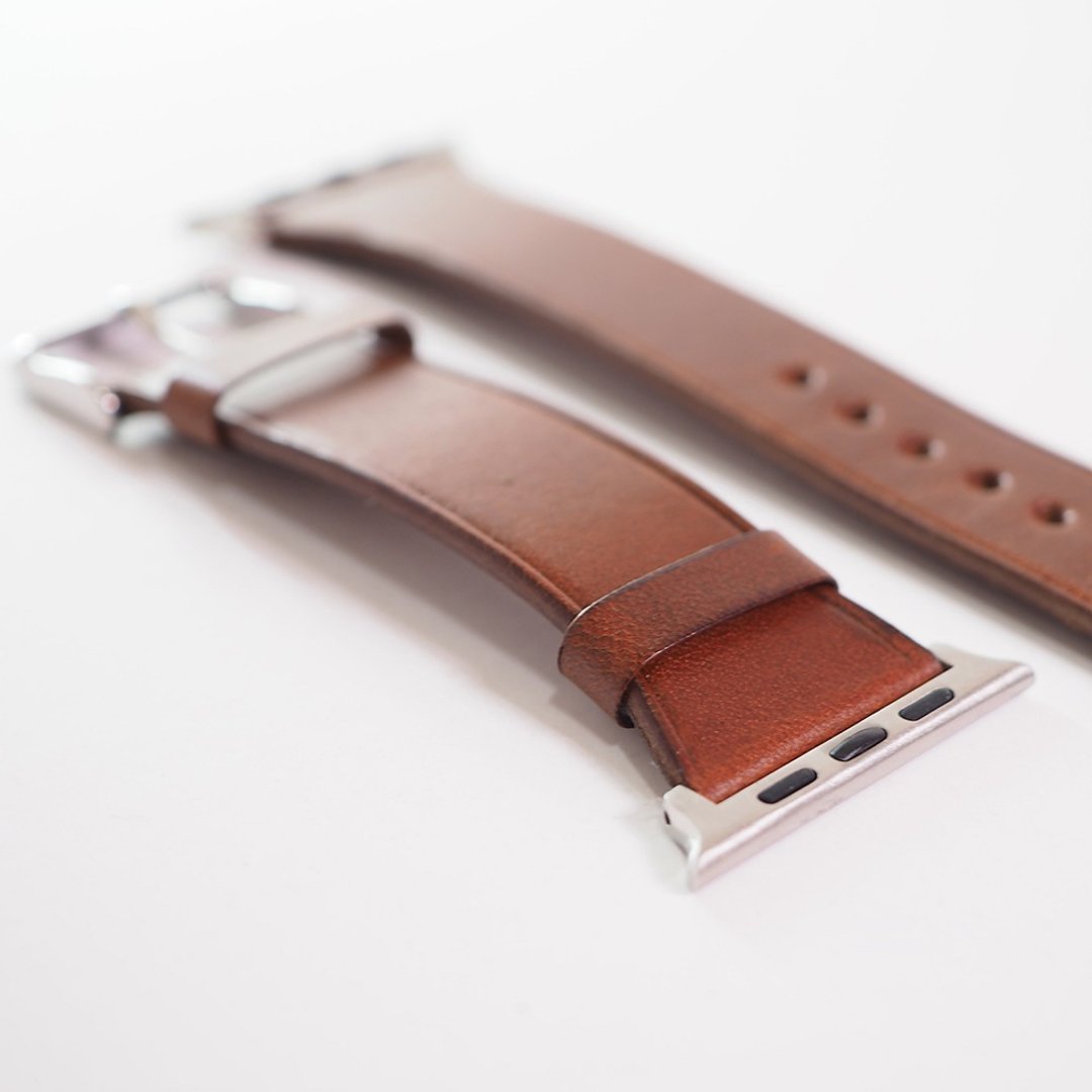 Apple Watch 苹果手表表带 42mm - 深啡 - 表带 - 真皮 咖啡色