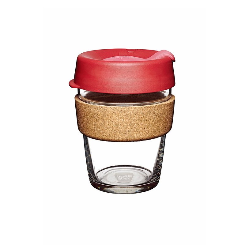 澳洲 KeepCup 软木随行杯 M - 热情 - 咖啡杯/马克杯 - 玻璃 红色