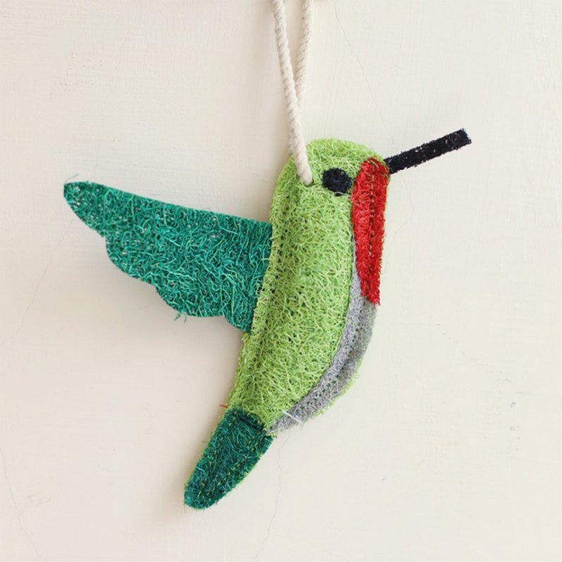 洗刷刷-欢乐沐浴菜瓜布-蜂鸟 - 卫浴用品 - 植物．花 绿色