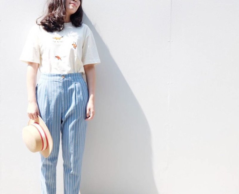 Olaf Trousers : Light // Jean - 女装长裤 - 其他材质 蓝色