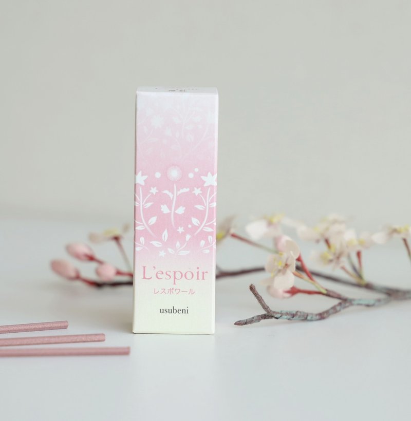 Lespoir 希望系列  レスポワール 薄红 限量线香 20本入 - 香薰/精油/线香 - 浓缩/萃取物 