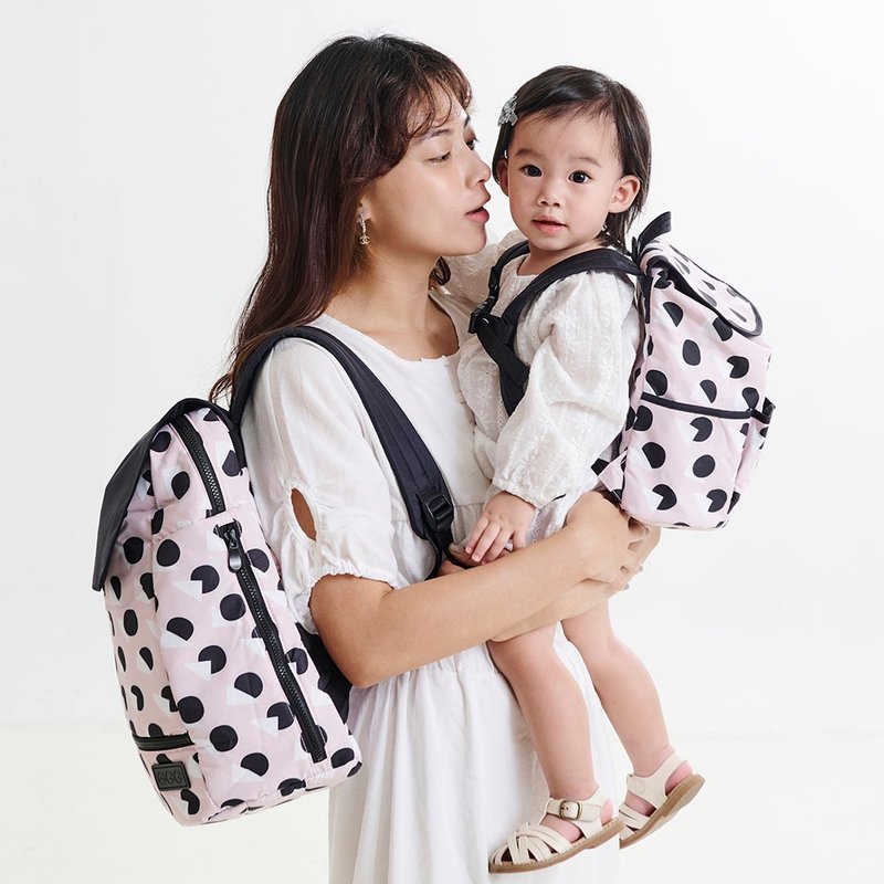 时尚都会包 | 转圈圈 (妈妈包 后背包) - 后背包/双肩包 - 防水材质 粉红色