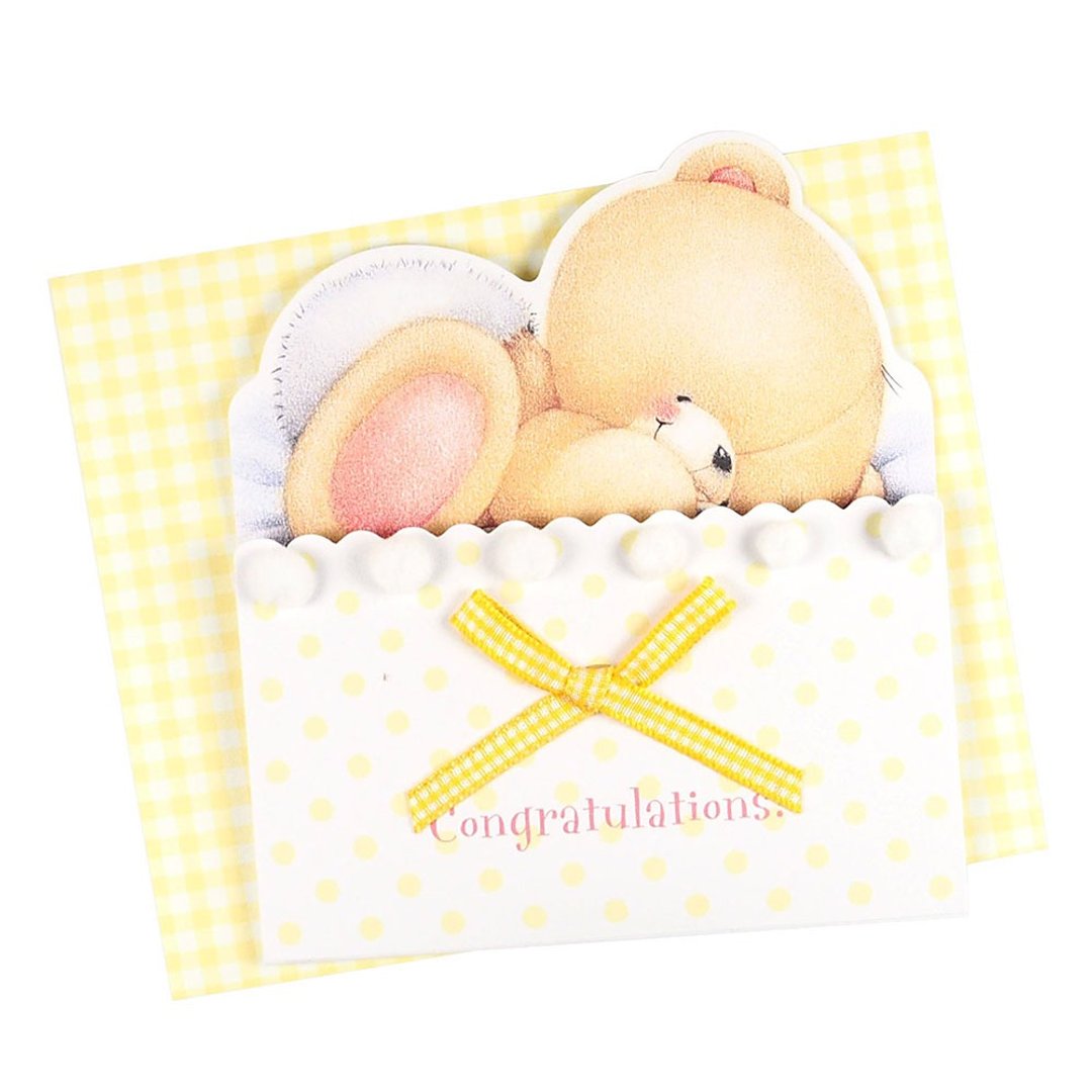 啰 宝贝【Hallmark-ForeverFriends-立体卡片 宝贝贺喜】 - 卡片/明信片 - 纸 多色