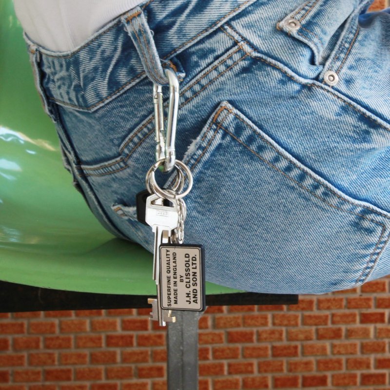 复古风钥匙圈 01 - 钥匙链/钥匙包 - 塑料 银色