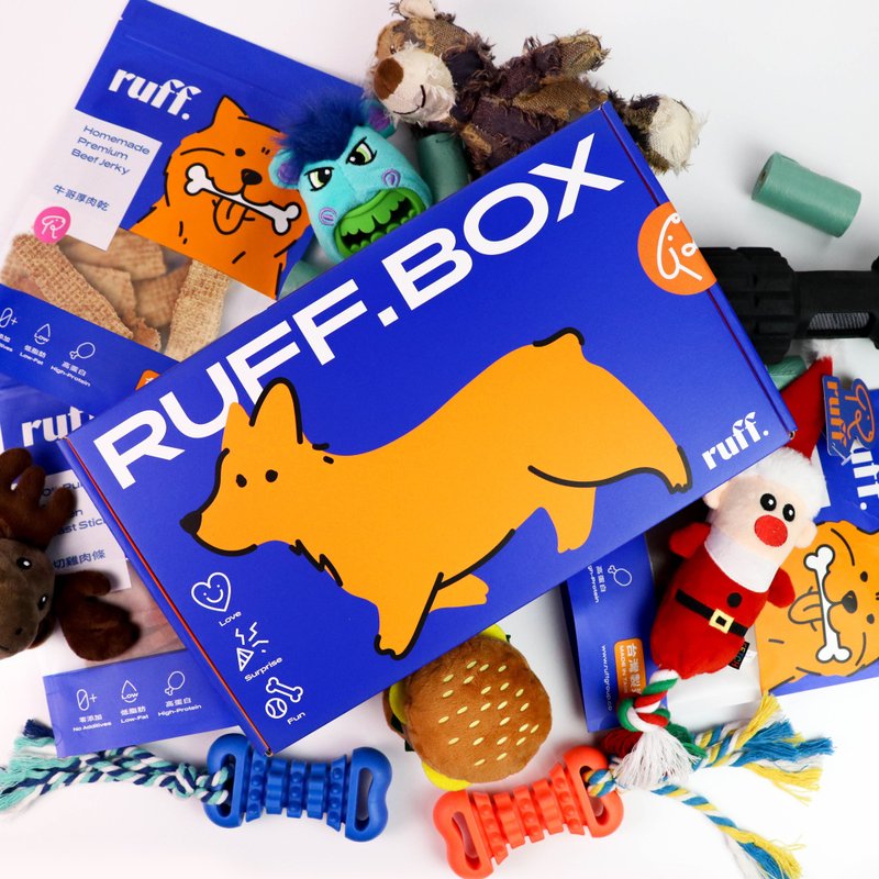 ruff. box | 蓝夫宠坏惊喜盒 | 单盒体验 - 其他 - 其他材质 蓝色