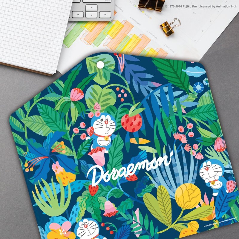 JzFun / Doraemon  钮扣文件资料夹 (花园) - 文件夹/资料夹 - 塑料 多色