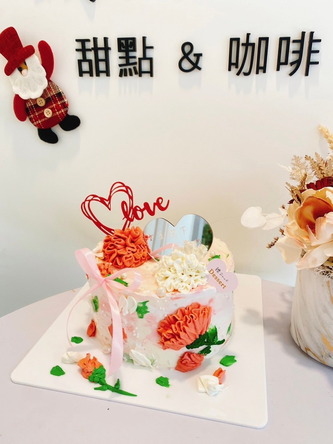 真挚的情感 蛋糕 铄甜点 可宅配 定制化 手绘花艺蛋糕 - 蛋糕/甜点 - 其他材质 