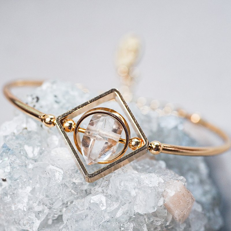 落日星晨  闪灵钻   方圆   手镯 - 手链/手环 - 其他金属 白色